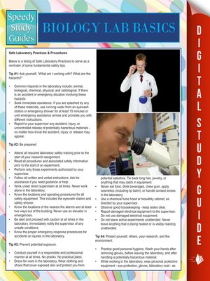 cover image of Biology Lab Basics